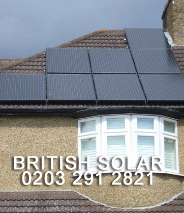 British Solar panels installed in Croydon